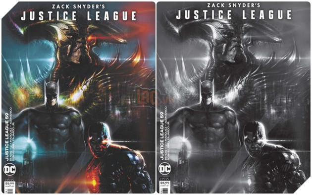 Bìa truyện Justice League mới nhất được lấy cảm hứng từ đạo diễn Zack Snyder 3