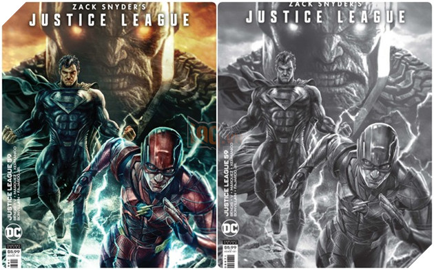 Bìa truyện Justice League mới nhất được lấy cảm hứng từ đạo diễn Zack Snyder