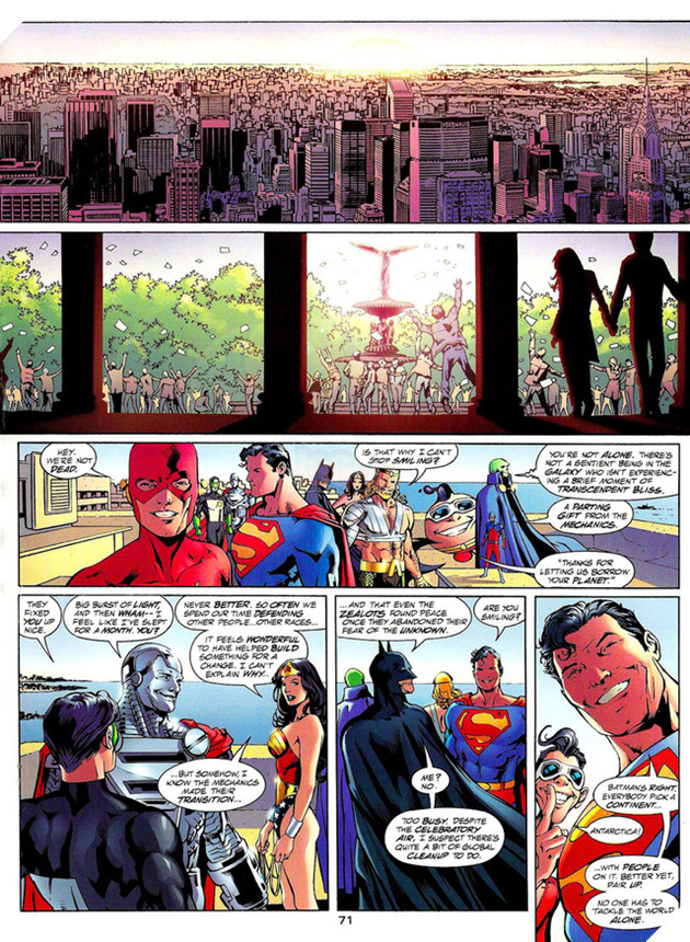 
Martian Manhunter có thể cảm nhận tâm trí của các sinh vật trong cả thiên hà (Martian Manhunter (1998) #4)
