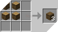 Cách chế tạo ra gỗ trong minecraft