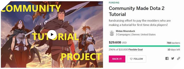 Chiến dịch góp vốn cho bản hướng dẫn Dota 2 vượt ngoài mong đợi 2