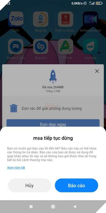 Hướng dẫn cách sửa lỗi MSA tiếp tục dừng trên Xiaomi và Android đơn giản nhất