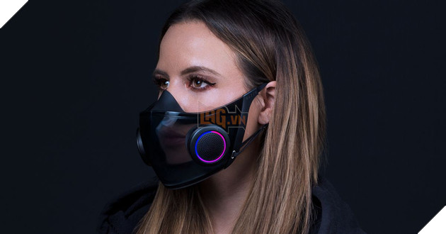 Razer đang sản xuất khẩu trang trong suốt với dải đèn RGB bắt mắt  2