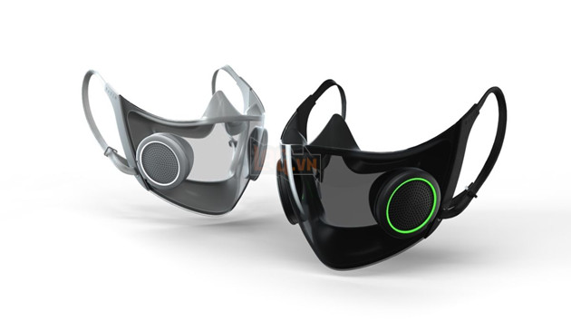 Razer đang sản xuất khẩu trang trong suốt với dải đèn RGB bắt mắt 