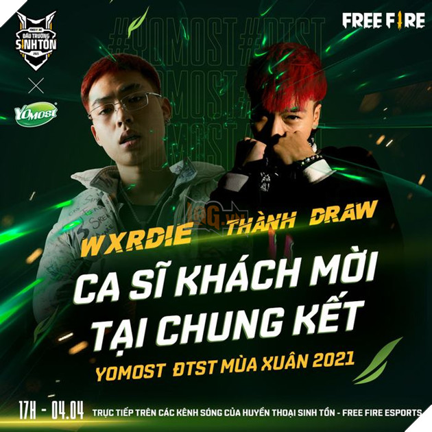 Hero Team đại chiến streamer Free Fire, Thành Draw “comeback” cổ vũ 12 đội tuyển trên đường đua vô địch tại chung kết Yomost Đấu Trường Sinh Tồn mùa Xuân 2021  3