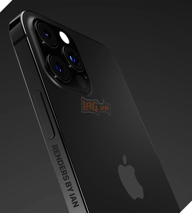 Render của iPhone 13 Pro dựa trên rò rỉ; Thiết kế cạnh phẳng với màu đen mờ đẹp mắt 3
