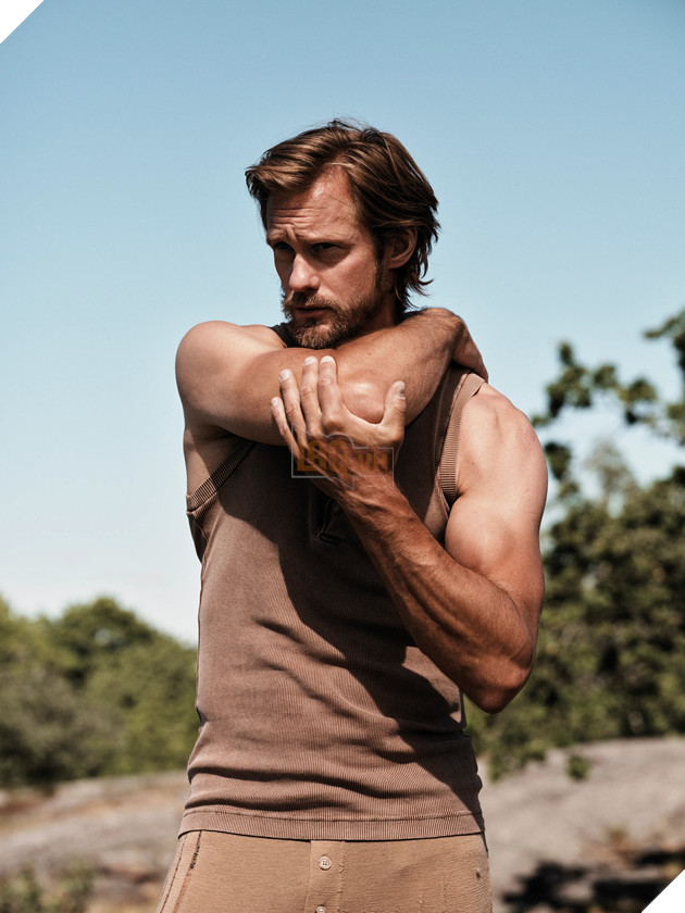 Vẻ điển trai tuổi 45 của tài tử Alexander Skarsgård trong bom tấn Godzilla vs. Kong 3