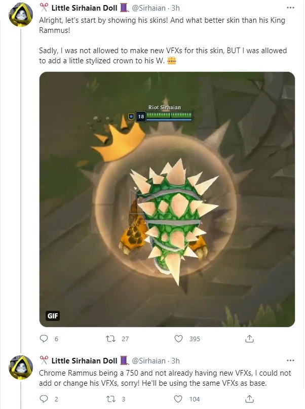 LMHT: Phiên bản làm lại của Rammus sắp xuất hiện trên máy chủ PBE của phiên bản 11.8