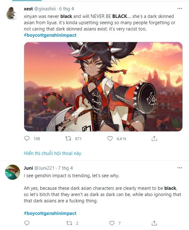 #boycottgenshimpact: Người chơi của Genshin Impacts đang tẩy chay Nhà phát triển Mihoyo? 4