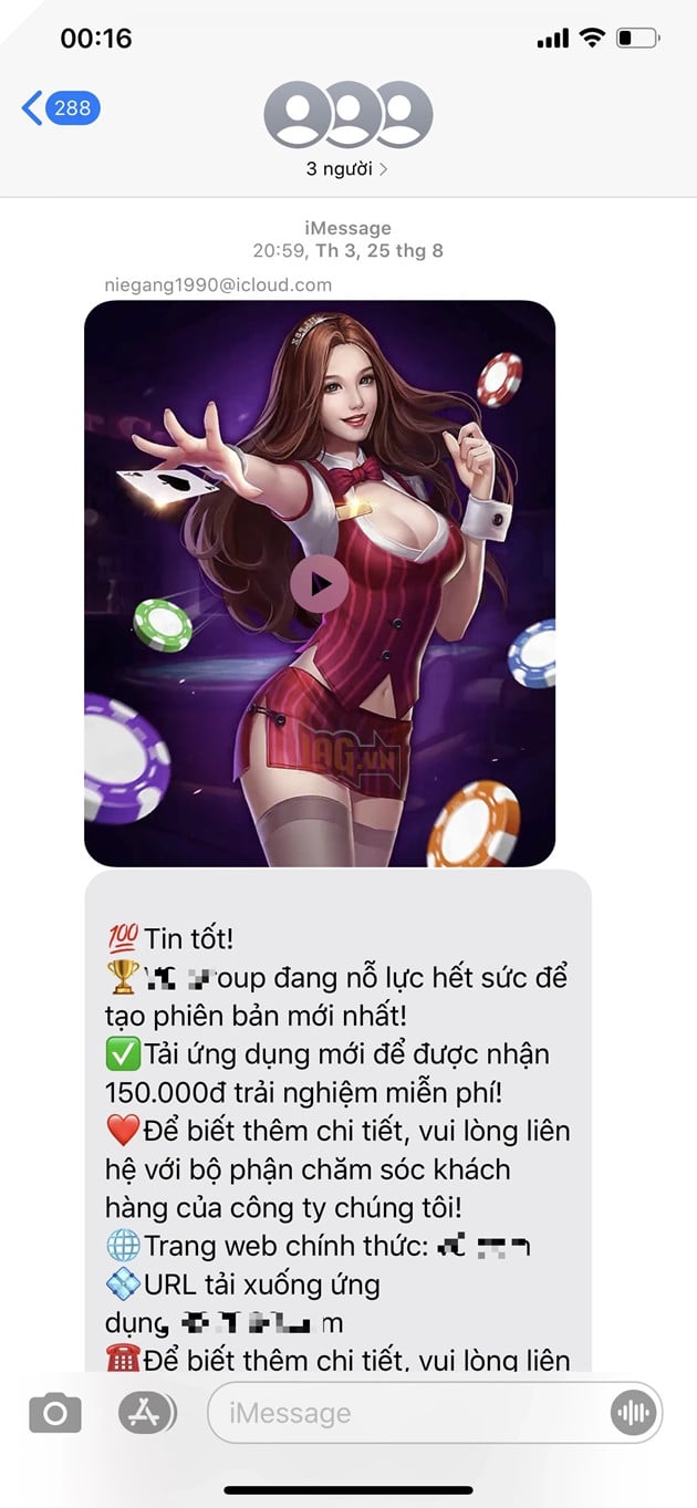 Nạn spam tin nhắn cờ bạc online đang khiến cho người dùng iPhone không khỏi phát điên 2