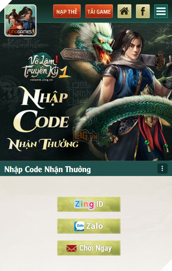 Tổng hợp Giftcode Võ Lâm Truyền Kỳ 1 Mobile kèm 200 Giftcode giới hạn của Huyền Thoại Naruto
