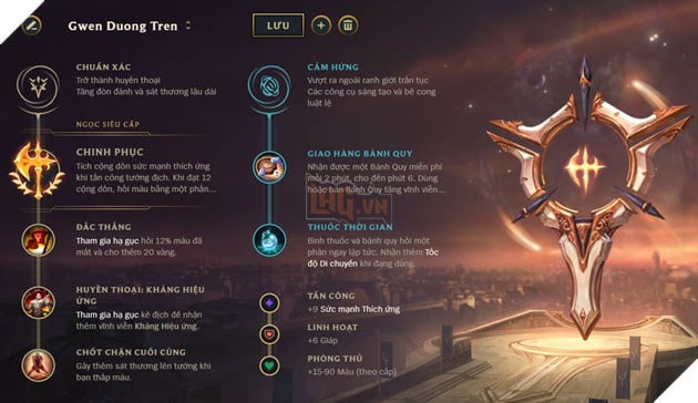 LMHT: Hướng dẫn cách chơi Gwen Đường Giữa và Đường Trên với Bảng ngọc và trang bị mạnh nhất Mùa 11 3