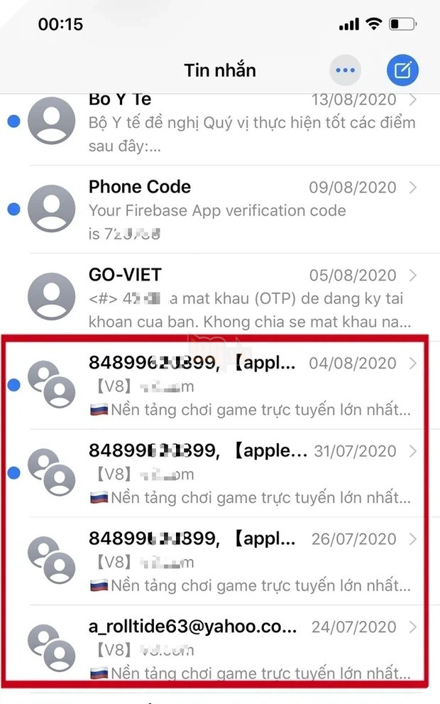 Nạn spam tin nhắn cờ bạc online đang khiến cho người dùng iPhone không khỏi phát điên