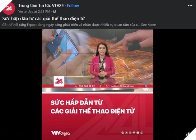 Những bữa cơm gia đình trở nên nhẹ nhõm hơn khi VTV liên tục đưa tin về sự phát triển của eSports