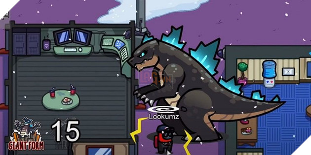 Among Us: Tính năng đặc biệt trong bản mod Godzilla & Cách giành chiến thắng khi trở thành kẻ mạo danh 4