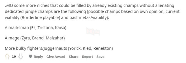 LMHT: Riot Games tiếp tục mong muốn mở rộng bể tướng Đi rừng với nhiều cái tên quen thuộc với game thủ 4