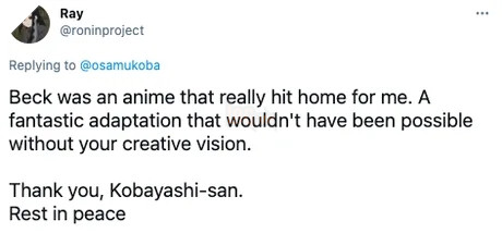 Anime Fans in shock after 'Naruto' And 'Beck' Director, Osamu Kobayashi dies of Kidney cancer