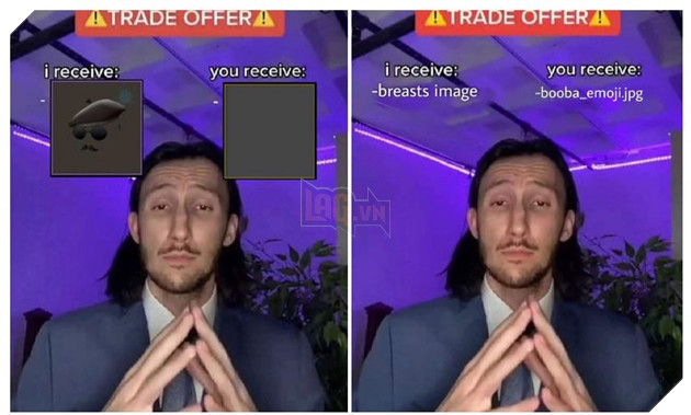 Meme Trade Offer, Trade Request và Trao Đổi là gì? Mẫu meme cực hot trên Tik Tok 6