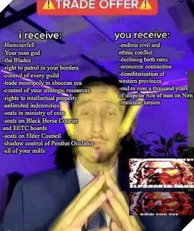 Meme Trade Offer, Trade Request và Trao Đổi là gì? Mẫu meme cực hot trên Tik Tok 10