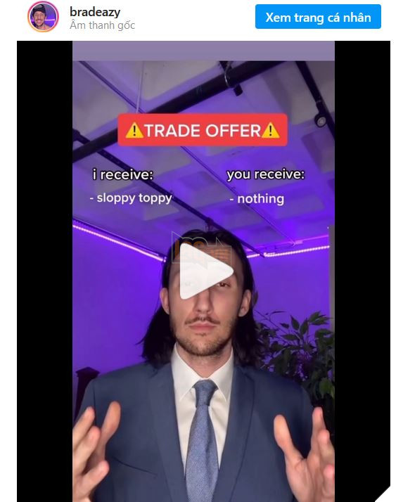Meme Trade Offer, Trade Request và Trao Đổi là gì? Mẫu meme cực hot trên Tik Tok 4