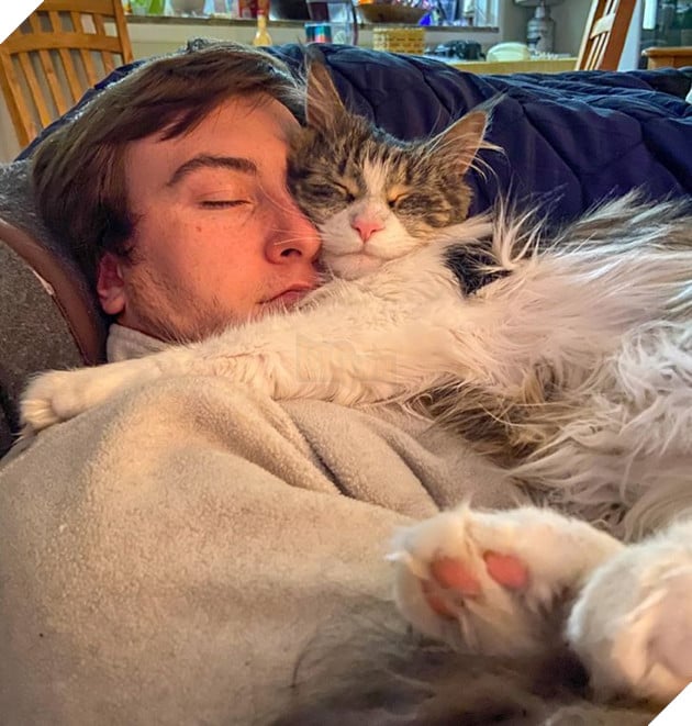 19 tấm hình thú cưng và con người ôm nhau ngủ khiến bạn cảm thấy cuộc đời thật đáng yêu 3