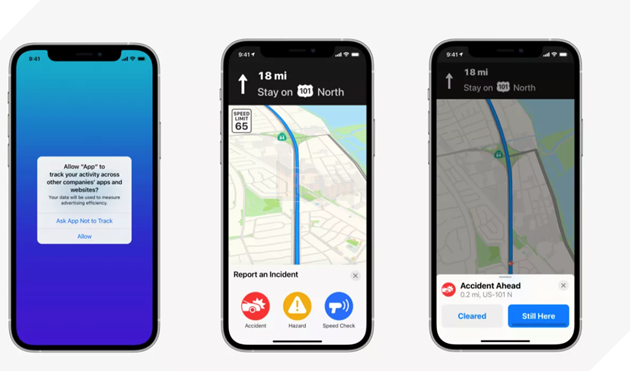 Apple iOS14.5 cập bến : báo cáo sự cố trên Maps, chặn theo dõi quảng cáo,... 2