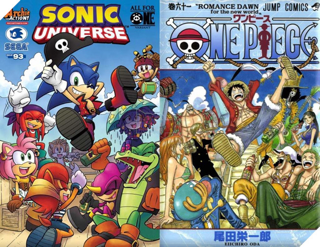 One Piece: Tổng hợp 20+ lần Đảo Hải Tặc xuất hiện trên các manga/anime khác 25