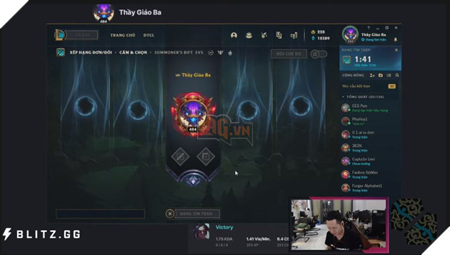 LMHT: Thầy Giáo Ba lên tiếng về việc thoát trận khi biết có Sena ở đội đối phương