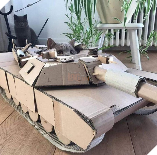 Những hình ảnh hoàng thượng lái xe tăng bìa cứng ra để hù dọa con sen nhìn dễ thương không chịu được 14