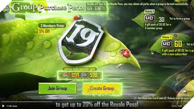 Hướng dẫn: Cách nhận PUBG Mobile Season 19 Royale Pass với mức giá rẻ 3