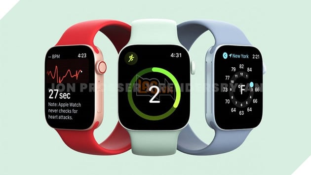 Cái nhìn đầu tiên về Apple Watch Series 7 với thiết kế viền phẳng và hơn thế nữa