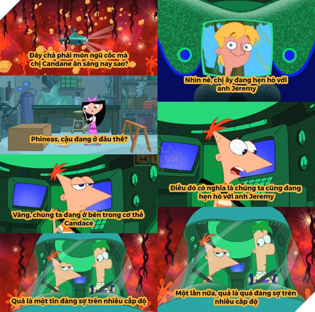  Phineas and Ferb : Không thể nhịn cười với loạt khoảnh khắc hài hước cực khó đỡ P1  3
