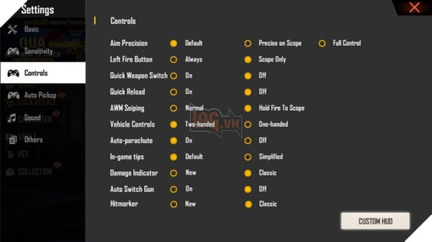 Độ nhạy tốt nhất cho auto-headshot trong Free Fire trên thiết bị di động 2021 7
