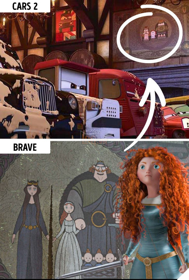 Loạt Easter Egg cực tinh tế được giấu kĩ trong các phim hoạt hình Pixar P2  2