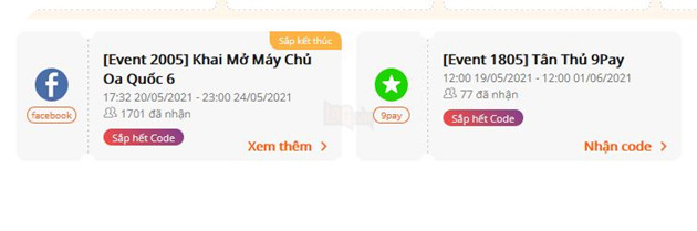 Tổng hợp Giftcode giới hạn của Thời Đại Ninja mới nhất năm 2021 4