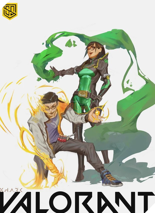 Minh Nghi và Bomman hóa thân nhân vật Valorant cực đẹp mắt dưới bàn tay của người hâm mộ 2