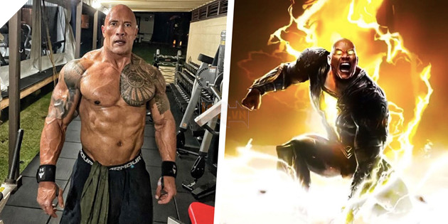 The Rock bất ngờ làm thánh spoil khi tự tay tung bản demo trang phục Black Adam