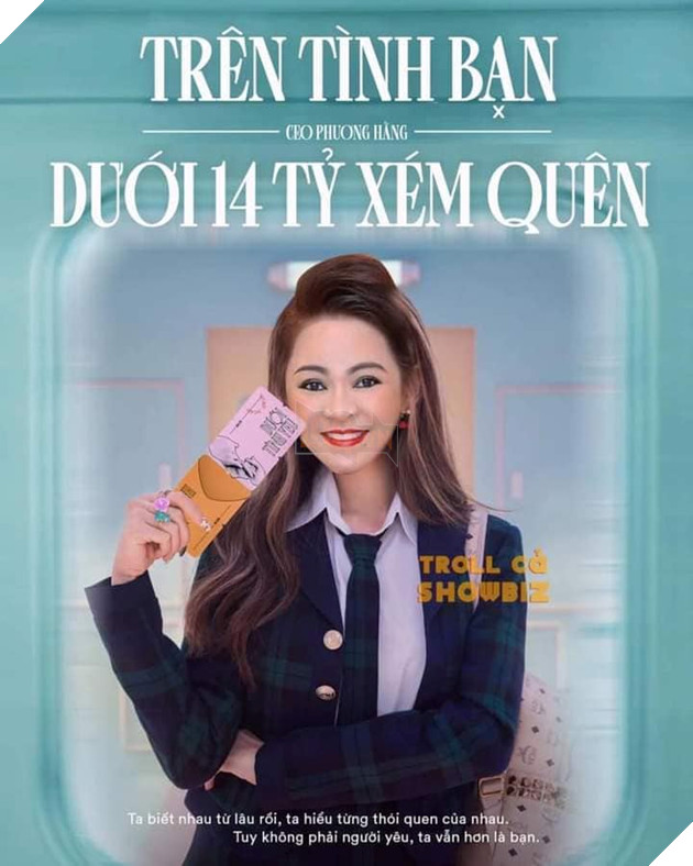 Hết poster phim, cộng đồng mạng lại chế hình đại gia Phương Hằng với loạt MV đình đám