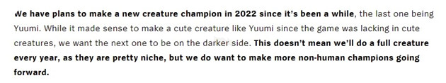 LMHT: Riot Games sẽ ra mắt nhiều hơn những vị tướng dạng quái vật trong năm 2022 2