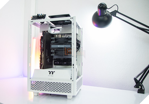 Đánh giá nhanh The Tower 100 White của Thermaltake: Võ case PC nhỏ nhưng có võ  3