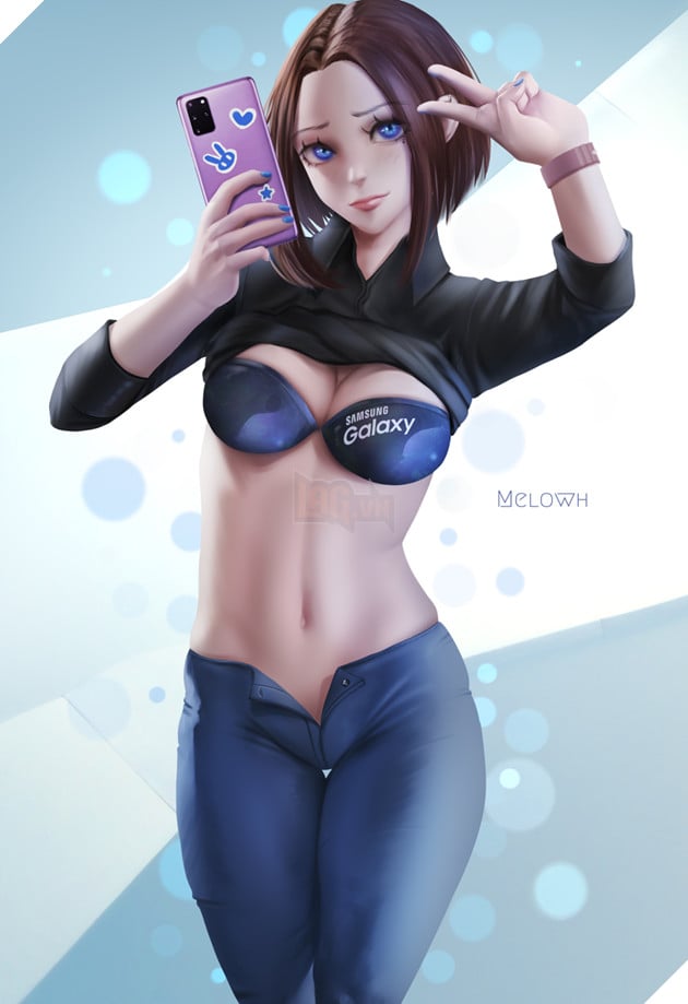 Wallpaper : Sam Samsung virtual assistant, fictional character, rule 34,  selfies, brunette, anime girls, 2D, artwork, drawing, fan art, Didi  Esmeralda, shirt, cleavage, jeans 2569x4092 - Ivayla - 2195131 - HD  Wallpapers - WallHere