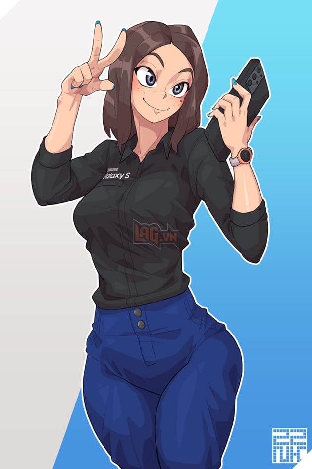 Wallpaper : Sam Samsung virtual assistant, fictional character, rule 34,  selfies, brunette, anime girls, 2D, artwork, drawing, fan art, Didi  Esmeralda, shirt, cleavage, jeans 2569x4092 - Ivayla - 2195131 - HD  Wallpapers - WallHere