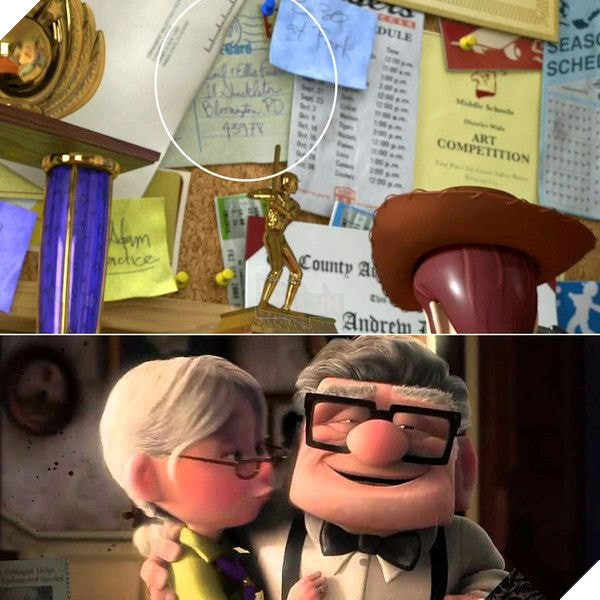 Loạt Easter Egg siêu thú vị trong các phim hoạt hình Disney P1  8