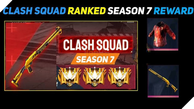 Free Fire Clash Squad Season 7: Rank Grandmaster mới; Tặng M1014 vàng miễn phí cho Grab! 3