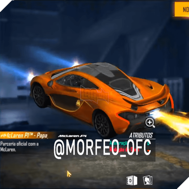 Rò rỉ skin xe Free Fire x McLaren - Skin xe đầu tiên trong Free Fire cải thiện trong chiến đấu 3