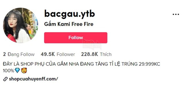 Xuất hiện hàng loạt tài khoản TikTok giả mạo Gấm Kami để buôn bán acc game 2