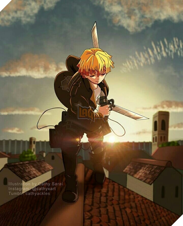 attack on titan x kimetsu no yaiba