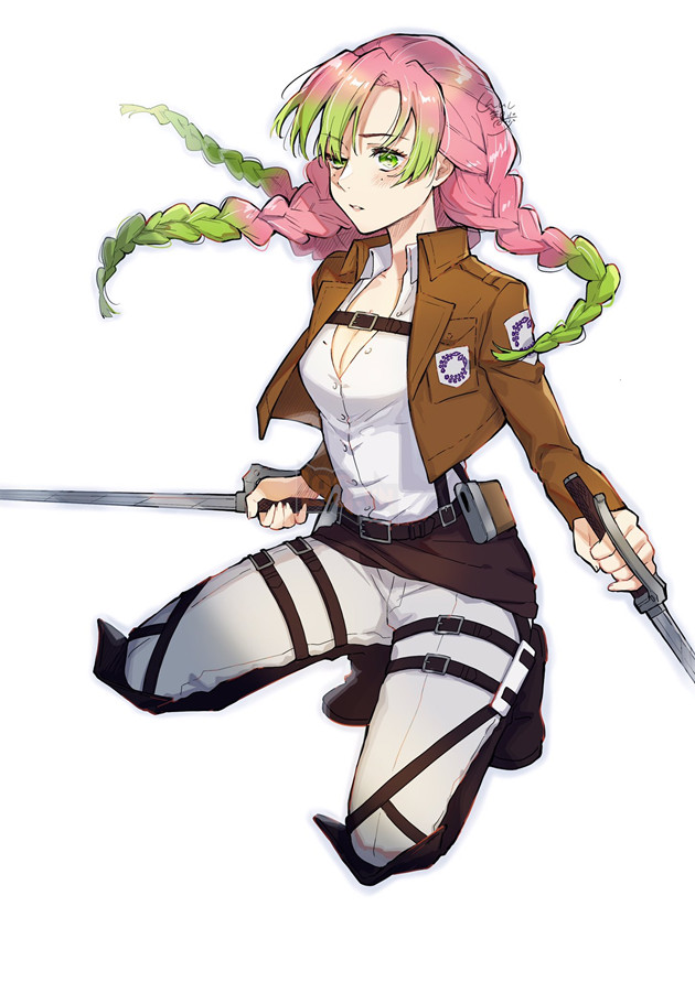 attack on titan kimetsu no yaiba