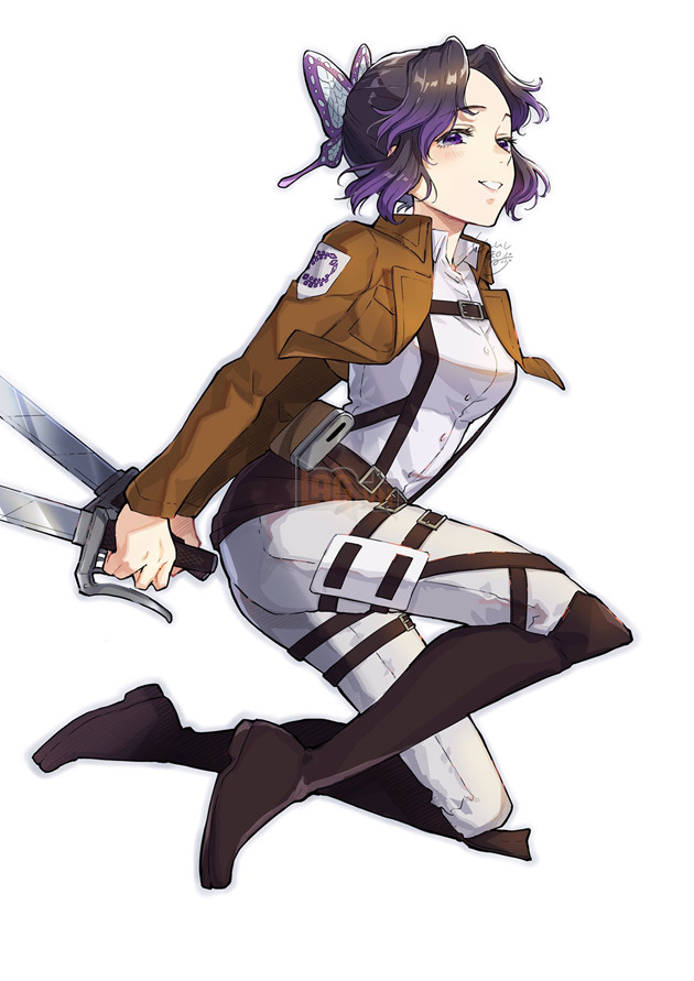 attack on titan x kimetsu no yaiba