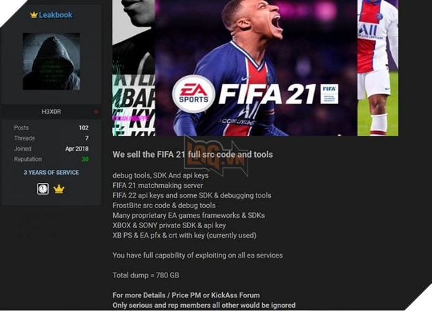 Hacker tấn công EA Sports, ăn cắp mã nguồn cho FIFA 21, Battlefield và hơn thế nữa 3